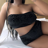 Tammy Plus Size Leoparden-Bikini